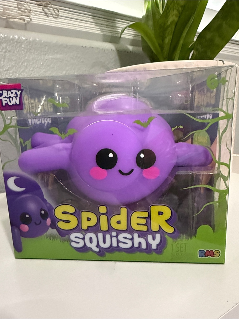 RMS - Crazy Fun Purple Spider Squishy Toy